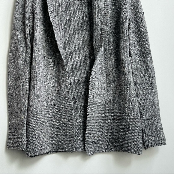 Theory Gray Jake Granito Wool Cashmere Knit Cardigan P/TP Open Front - Picture 4 of 14
